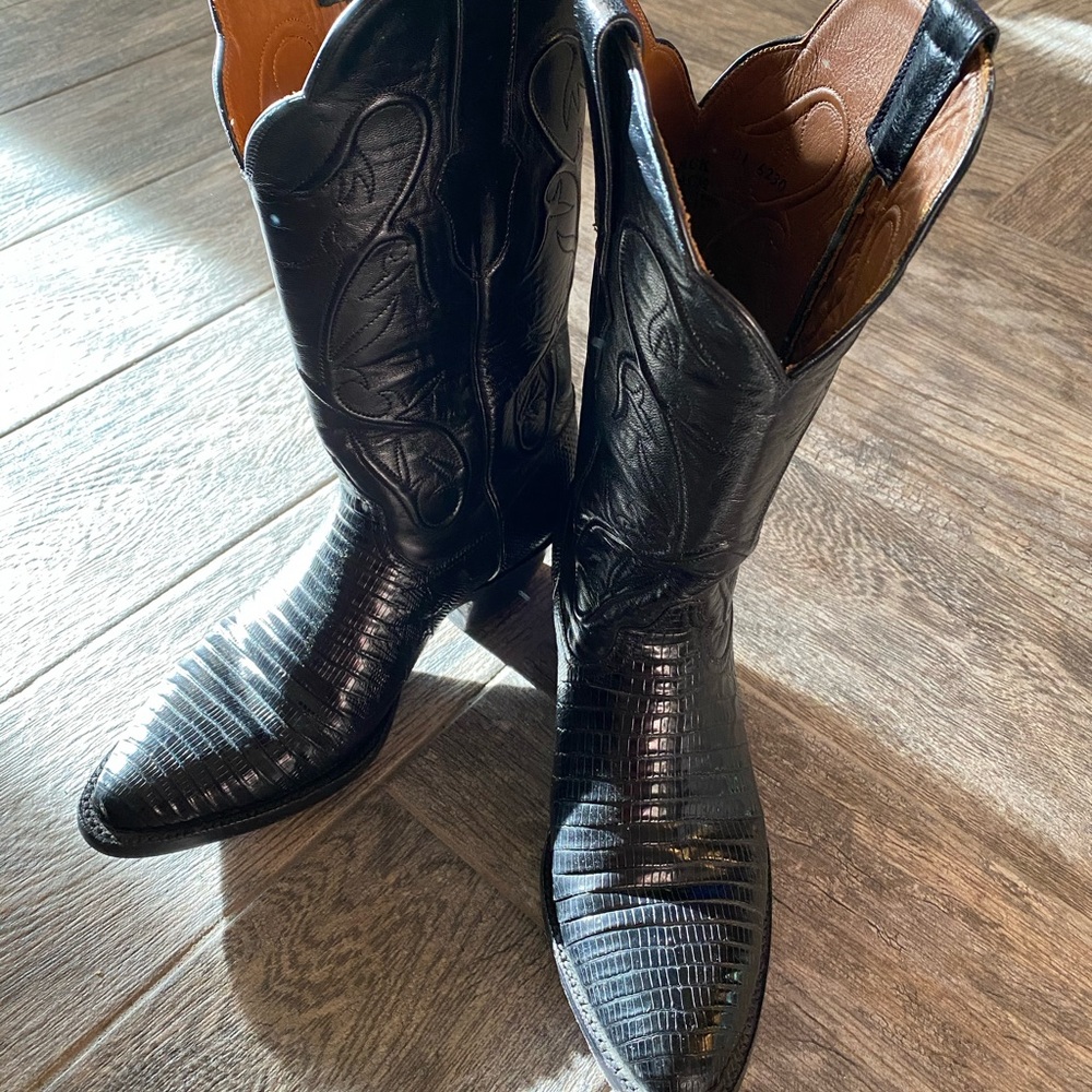 Black Jack Lizard Boots